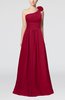 Cute A-line Asymmetric Neckline Sleeveless Chiffon Pleated Bridesmaid Dresses