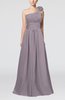 Cute A-line Asymmetric Neckline Sleeveless Chiffon Pleated Bridesmaid Dresses