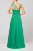 Cute A-line Asymmetric Neckline Sleeveless Chiffon Pleated Bridesmaid Dresses