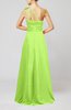 Cute A-line Asymmetric Neckline Sleeveless Chiffon Pleated Bridesmaid Dresses