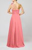 Cute A-line Asymmetric Neckline Sleeveless Chiffon Pleated Bridesmaid Dresses