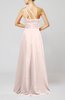 Cute A-line Asymmetric Neckline Sleeveless Chiffon Pleated Bridesmaid Dresses