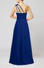 Cute A-line Asymmetric Neckline Sleeveless Chiffon Pleated Bridesmaid Dresses