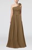 Cute A-line Asymmetric Neckline Sleeveless Chiffon Pleated Bridesmaid Dresses
