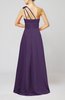 Cute A-line Asymmetric Neckline Sleeveless Chiffon Pleated Bridesmaid Dresses