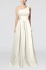 Cute A-line Asymmetric Neckline Sleeveless Chiffon Pleated Bridesmaid Dresses