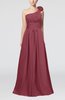 Cute A-line Asymmetric Neckline Sleeveless Chiffon Pleated Bridesmaid Dresses