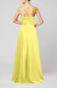 Cute A-line Asymmetric Neckline Sleeveless Chiffon Pleated Bridesmaid Dresses