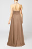 Elegant A-line Sleeveless Zip up Floor Length Evening Dresses