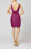 Plain Scoop Taffeta Mini Bow Bridesmaid Dresses