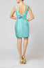 Plain Scoop Taffeta Mini Bow Bridesmaid Dresses