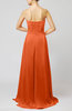 Simple A-line Sweetheart Sleeveless Brush Train Bridesmaid Dresses