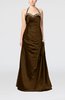 Mature A-line Sweetheart Backless Taffeta Paillette Evening Dresses