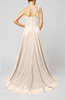 Elegant A-line Asymmetric Neckline Zip up Flower Bridesmaid Dresses