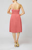 Romantic A-line Sleeveless Zipper Chiffon Tea Length Bridesmaid Dresses