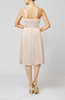 Romantic A-line Sleeveless Zipper Chiffon Tea Length Bridesmaid Dresses