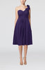 Romantic A-line Sleeveless Zipper Chiffon Tea Length Bridesmaid Dresses