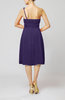 Romantic A-line Sleeveless Zipper Chiffon Tea Length Bridesmaid Dresses