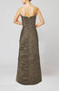 Elegant Strapless Sleeveless Zipper Taffeta Ruching Prom Dresses