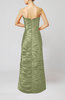 Elegant Strapless Sleeveless Zipper Taffeta Ruching Prom Dresses