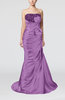 Elegant Outdoor Mermaid Strapless Sleeveless Lace up Bow Bridal Gowns