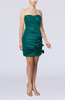 Modern Column Sweetheart Taffeta Appliques Party Dresses