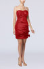 Modern Column Sweetheart Taffeta Appliques Party Dresses
