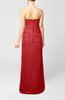Gorgeous Strapless Zipper Chiffon Floor Length Beaded Prom Dresses