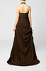 Gorgeous A-line Sweetheart Backless Taffeta Paillette Evening Dresses