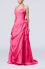 Gorgeous A-line Sweetheart Backless Taffeta Paillette Evening Dresses