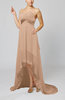 Disney Princess Garden Empire Sleeveless Backless Chiffon Sequin Bridal Gowns