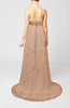 Disney Princess Garden Empire Sleeveless Backless Chiffon Sequin Bridal Gowns
