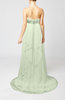 Disney Princess Garden Empire Sleeveless Backless Chiffon Sequin Bridal Gowns