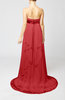 Disney Princess Garden Empire Sleeveless Backless Chiffon Sequin Bridal Gowns