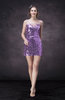 Modern Column Sheer Sleeveless Backless Sequin Club Dresses