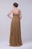 Romantic Empire Sleeveless Backless Sweep Train Evening Dresses