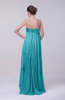 Romantic Empire Sleeveless Backless Sweep Train Evening Dresses