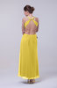 Informal Halter Sleeveless Zip up Ankle Length Sequin Prom Dresses