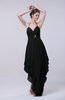 Classic A-line Sleeveless Zip up Chiffon Homecoming Dresses