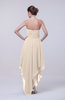 Classic A-line Sleeveless Zip up Chiffon Homecoming Dresses