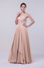 Classic A-line Sleeveless Backless Floor Length Evening Dresses