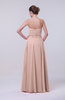 Classic A-line Sleeveless Backless Floor Length Evening Dresses