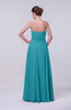 Classic A-line Sleeveless Backless Floor Length Evening Dresses