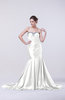 Sexy Trumpet Sweetheart Taffeta Court Train Rhinestone Evening Dresses