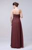 Elegant Empire Chiffon Floor Length Appliques Prom Dresses