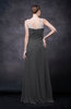 Romantic Illusion Backless Chiffon Flower Wedding Guest Dresses