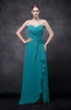 Romantic Illusion Backless Chiffon Flower Wedding Guest Dresses
