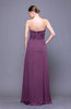 Elegant Empire Sleeveless Zip up Chiffon Sweep Train Bridesmaid Dresses