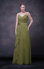 Romantic Sleeveless Zip up Chiffon Floor Length Flower Bridesmaid Dresses