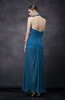 Casual Sheath Halter Ankle Length Paillette Prom Dresses
